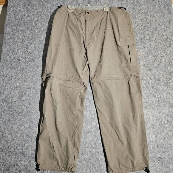 Marlboro Adventure Team Convertible Pants Mens 2XL Zip Off Nylon Cargo Outdoor - Picture 4 of 7